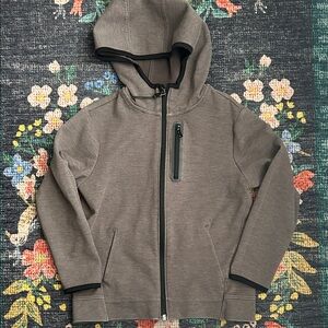 Old Navy Active Dynamic Fleece Zip-Up Hoodie, Size Small (6-7)